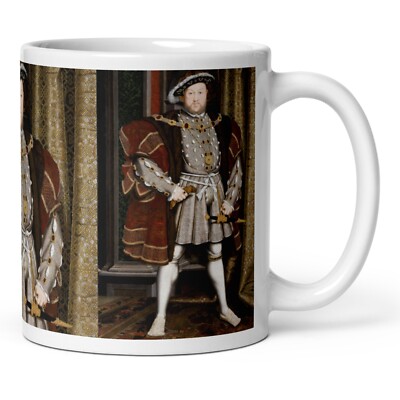 King Henry VIII Portrait Tudor 11oz Mug - Gift for Renaissance Enthusiasts 