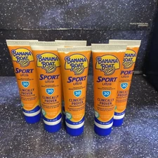 6 X Banana Boat SPF 30 Sun Screen Lotion Ultra Sport - Travel Size 1 Oz Each
