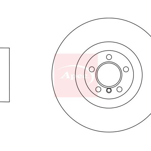 For RANGE ROVER Mk III L322 2002 to 2012 BRAKE DISC (FRONT) (SINGLE)