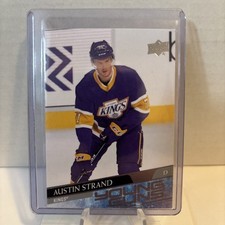2020-21 UPPER DECK HOCKEY SERIE YOUNG GUNS #722 AUSTIN STRAND