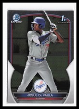 2023 Bowman Chrome Prospects #BCP-111 Josue De Paula Los Angeles Dodgers RC 1st