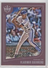 2019 Panini Diamond Kings Image Variation Plum Framed Vladimir Guerrero HOF 17o2
