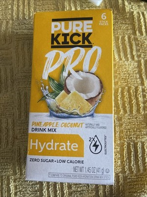 Pure Kick Strawberry Watermelon Hydrate Drink Mix Singles 
