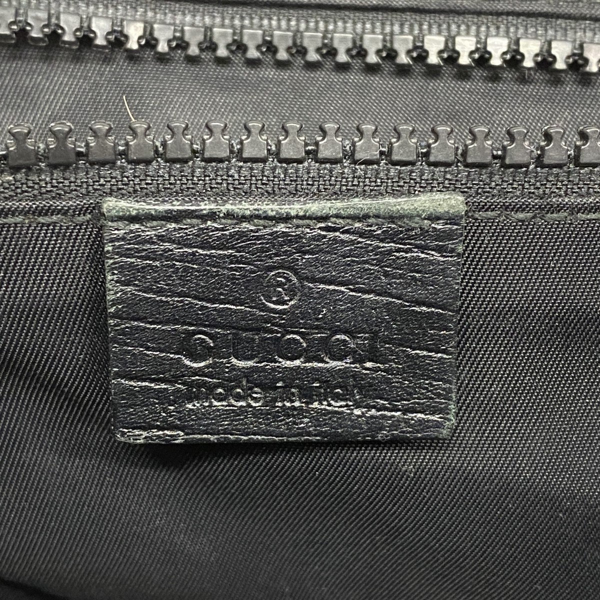 Gucci GG Supreme Shoulder Bag PVC Black Silver Hardware thumbnail 5