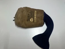 - Taylormade Titanium Driver Headcover (Brown/Blue) No Identifier