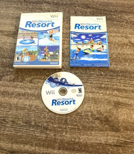 Wii Sports Resort (Nintendo Wii, 2009) COMPLETE! Tested & Working!