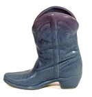 Van Briggle Pottery Cowboy Boot Purple Blue Signed Colorado Springs