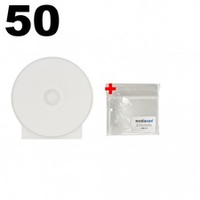 50 Clear ClamShell CD/DVD Case Budget 100 OPP Plastic Wrap Bag