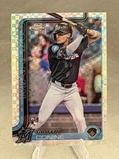 2025 Topps Chrome Griffin Conine #86 X-Fractor Rookie Marlins 