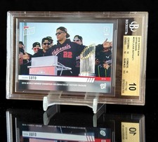 2019 Juan Soto World Series Speech SP BGS PRISTINE 10 Topps Now Offseason #OS3