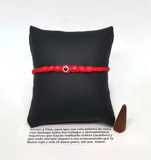 PULSERA OJO TURCO ROJO / RED TURKISH EYE BRACELET PROTECCION SUERTE FORTUNA