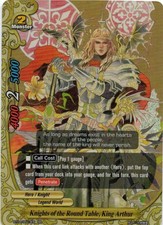 Future Card Buddyfight Knights of the Round Table, King Arthur BT04/0013EN RR