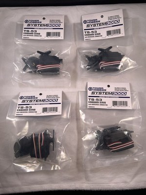 Lot Of 4 Tower Hobbies System 3000 TS-53 Standard Servo New Futaba
