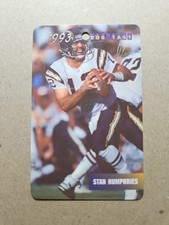1993 Dog Tags Gold /25000 Stan Humphries #122 - San Diego Chargers 