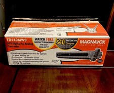 NEW Magnavox TB110MW9 DTV Digital To Analog Converter With Remote /In Box
