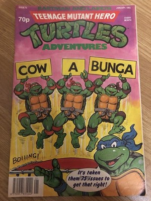 Teenage Mutant Ninja Hero Turtles Adventures comic UK 75 January 1993 LAST ISSUE