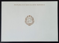 Romania #3266-70 Danube-Black Sea Canal 1985 UPU Presentation folder