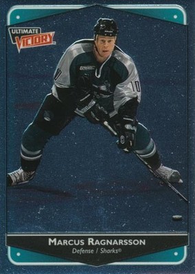 1999-00 UD Ultimate Victory #72 MARCUS RAGNARSSON - San Jose Sharks