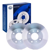 2X Hella Bremsscheiben 257Mm Vorne Passend FüR Infiniti G20 Nissan 200SX