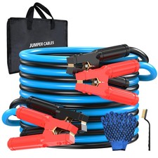 1 Gauge 25 Feet Jumper Cables Heavy Duty For Car 900 Amp Automotive Booster