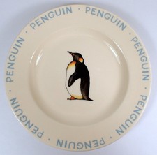 MINT Vtg EMMA BRIDGEWATER Penguin Bird Baby Animals 6.5” Children's Plate RARE