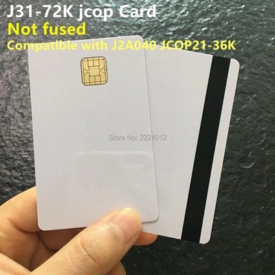 UNFUSED J2A040 40k EEPROM with 2 Track Hi CO Magstripe Compatible JCOP21 36K