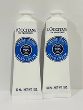 2 L'Occitane Dry Skin Hand Cream 1 Oz 30 mL Each Travel Size 20 Shea Butter New