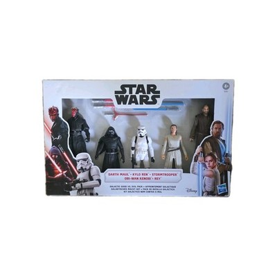 Star Wars Galactic Good Vs Evil 5 Pack 6'' Figure Darth Maul Kylo Ren Obi-Wan NIB