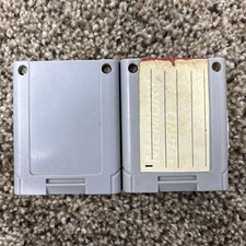 Memory Card Performance Brand for Nintendo 64 N64 Memory Pak WORKS Lot Of 2