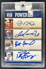 2021 Pro Sports Joe Montana Dan Marino Brett Favre Peyton Manning Auto #/3