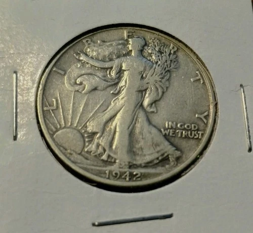 1942 S Walking Liberty Half Dollar
