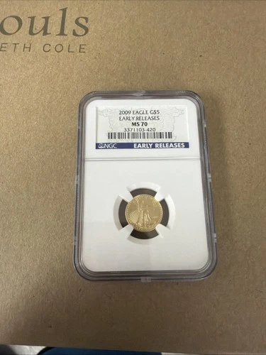 2009 $5 American Gold Eagle MS70 Early Releases NGC