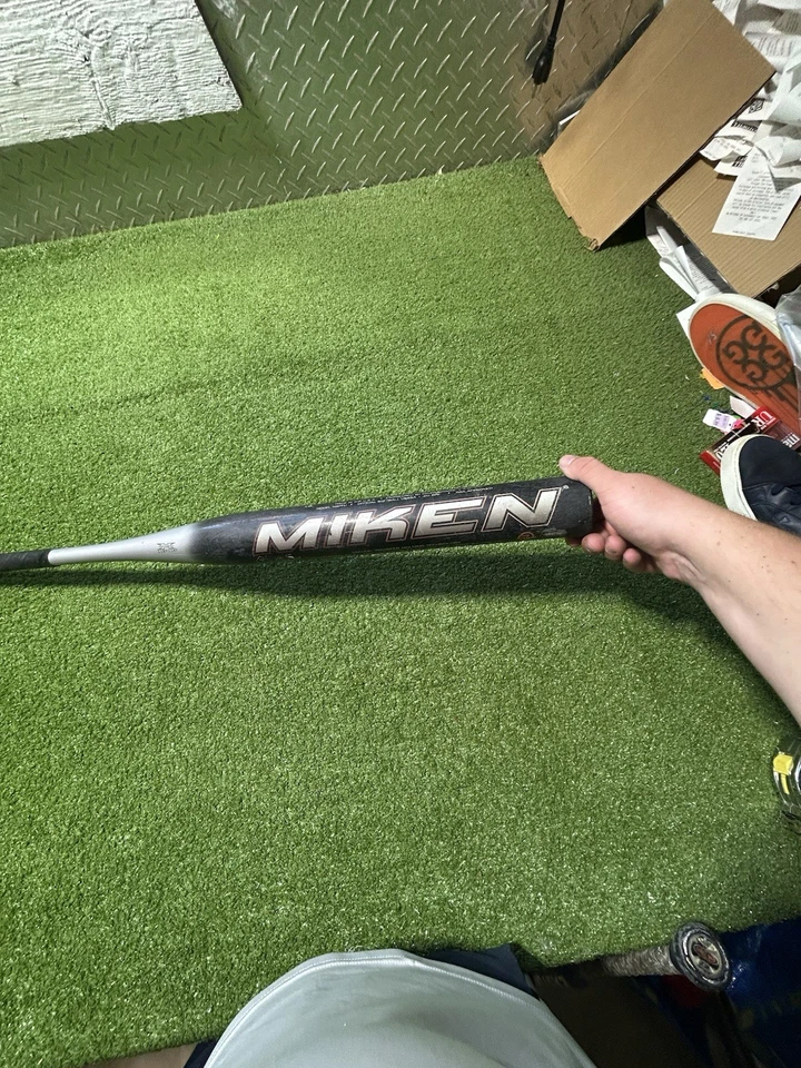 "Bate de softbol lanzamiento lento Miken Psycho Supermax MSPMU 34"" 27 OZ NSA Foto 3 de 4