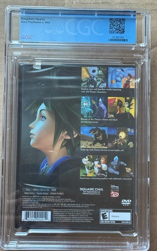 CGC 9.8 A+ Kingdom Hearts GREATEST HITS PlayStation 2 PS2 2002 gioco classificato KH1 - Foto 3 di 4