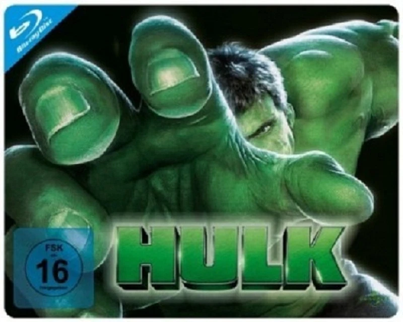 HULK-LIMITED QUER STEELBOOK-BLU-RAY NEU ERIC BANA,JENNIFER CONNELLY,SAM ELLIOTT - Bild 1 von 1
