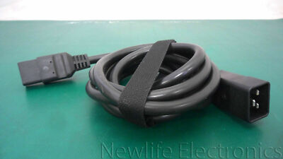 HP 8121-0802 2.5m (8.2 ft.) C20 (M) to C19 (F) Black Jumper Cable