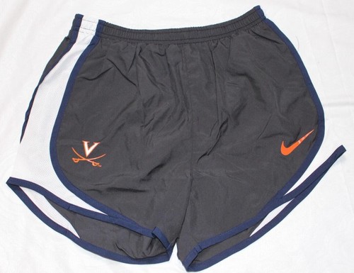 NIKE Womens 3" Virginia UVA Cavaliers Running Shorts Black/White Sz XS Defect - Picture 1 of 5