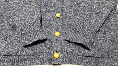 Orvis Mens Large Cable Knit Cardigan Wool Sweater Mens Made in the USA - Picture 4 of 12