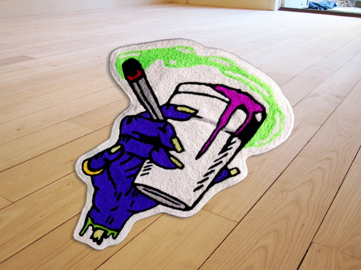 Lean Purple Drank Sizzurp 420 Smoke Floor Mat Living Room Rug