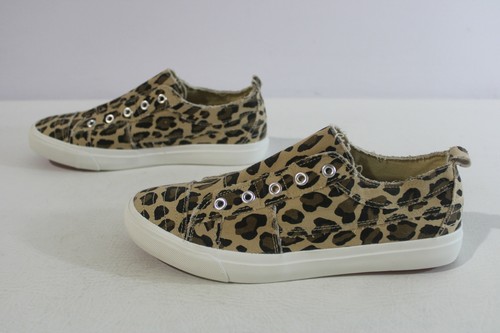 corkys leopard sneakers