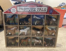 Melissa  Doug - PASTURE PALS -12 FUZZY HORSES - NIB - Ships Free