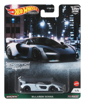 McLaren Senna Dove Grey Hot Wheels Exotic Envy 2021 1:64 GRJ78