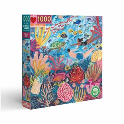 Eeboo 1000 Teile Familienpuzzle - Korallenriff