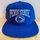 *MADE IN USA* PENN STATE NITTANY LIONS Vintage NCAA Blue Fitted Hat (7 1/8) — photo 1