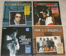 From Elvis Presley Blvd Memphis-FTD-Blue LP- In Nashville-Back In Nashville-RSD