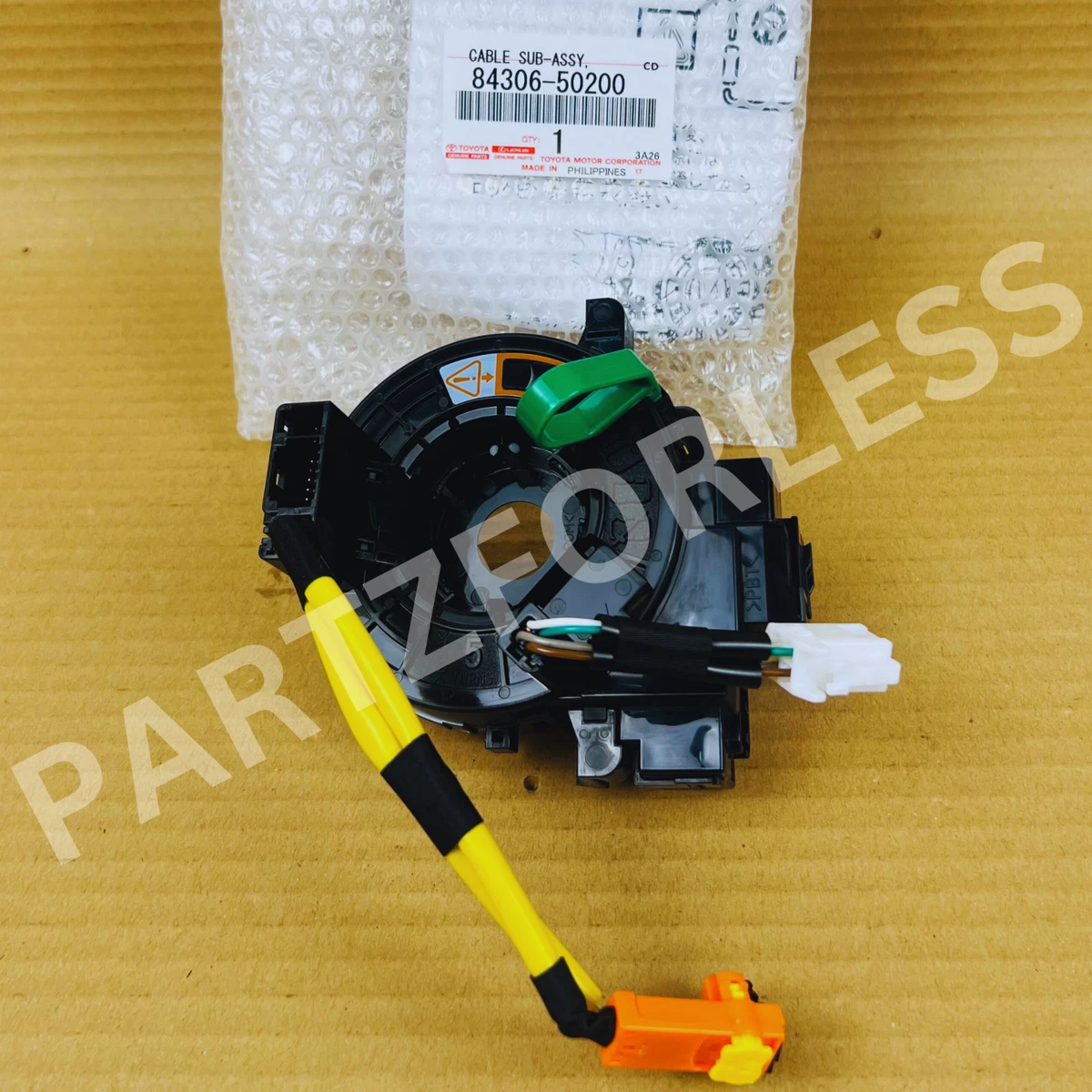 84306-50200 TOYOTA GENUINE CABLE SUB-ASSY, SPIRAL 8430650200 NEW 