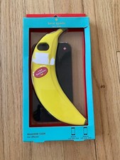 Kate Spade Black Yellow Multi TOP BANANA Silicone Case I Phone 6 6S