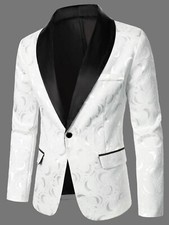 mens single botton blazer