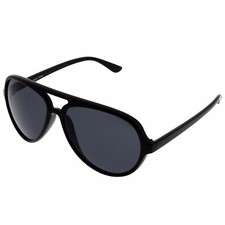 Classic Vintage Inspired Classic Tear Drop Plastic Aviator Protective Sunglasses