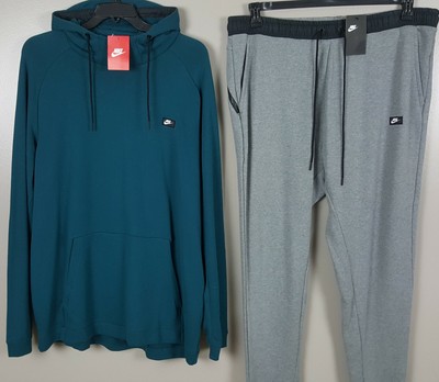 grey nike fleece sweatsuit